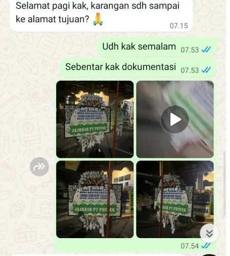 Pengiriman Papan Bunga Selamat Karangwuluh Kutoarjo