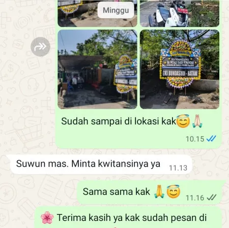 Pengiriman Papan Bunga Duka Karangwuluh Kutoarjo